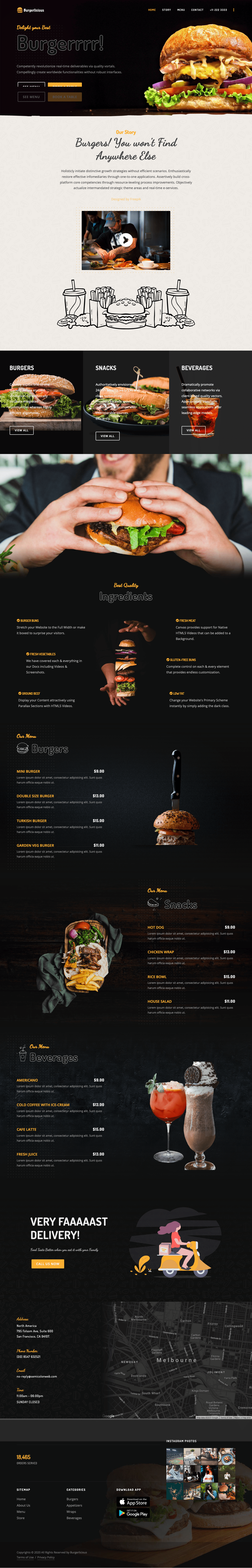 Burgerlicious Landing